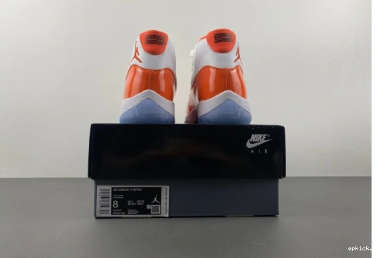 Rep EP 002 378037- JORDAN 11  ORANGE 378037- RETRO 002 0302